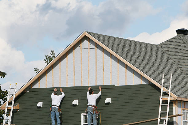 Professional Siding Contractor technician working in Shiloh, NC